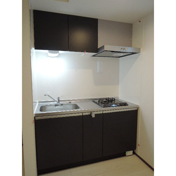 ２口コンロ付きでお料理がはかどりますね