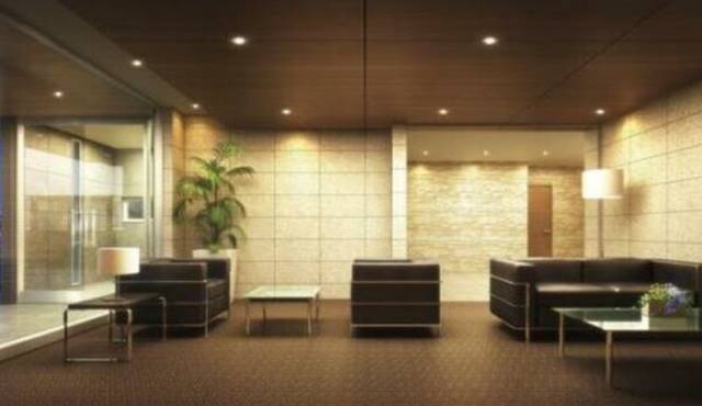 清潔感のあるエントランスですね