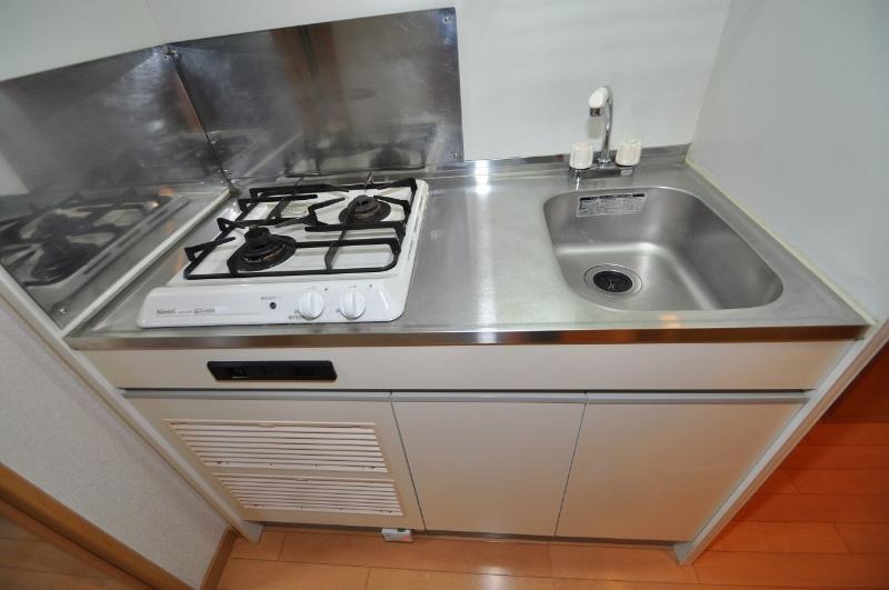 2口コンロがついています