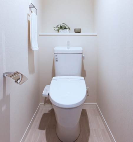 温水洗浄便座で冬場も安心です。