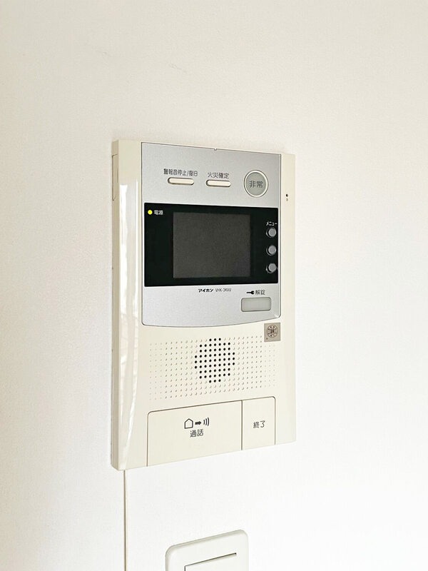 モニター付きで安心。