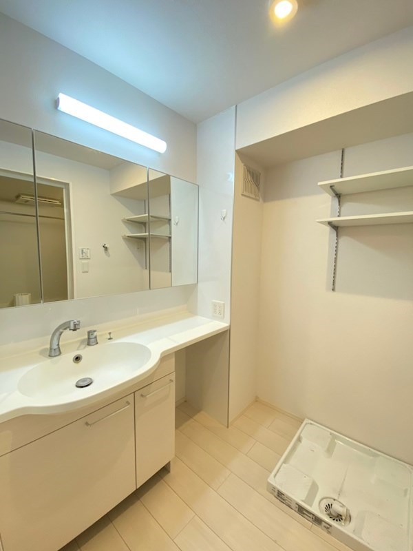 朝の支度はこちらです。