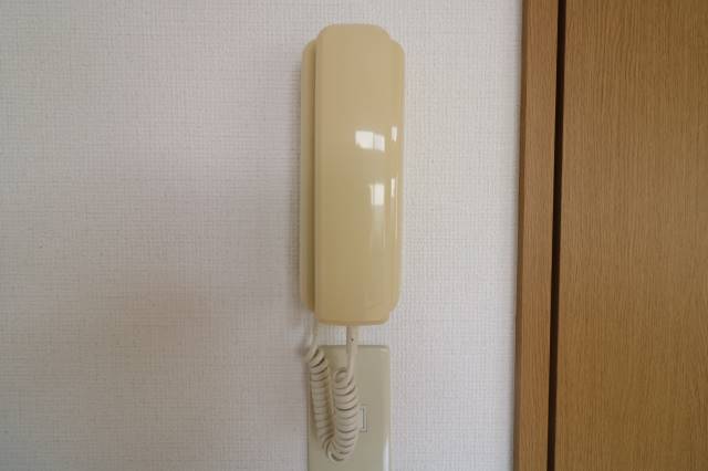 インターホンで安心です。