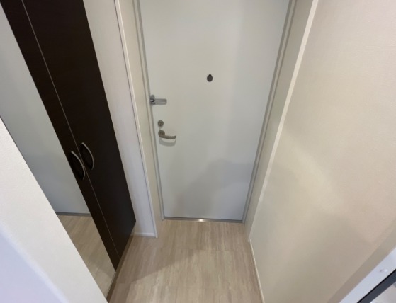 玄関はこのようになっています。