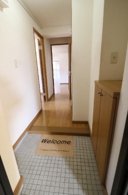 玄関からはこのようになっています
