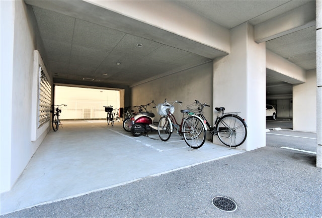 駐輪場もあります