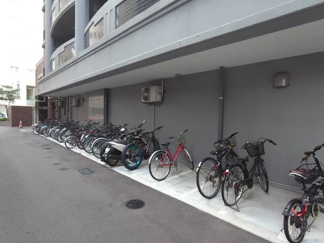 自転車も置けます。