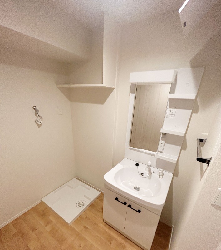 脱衣所も広いですね