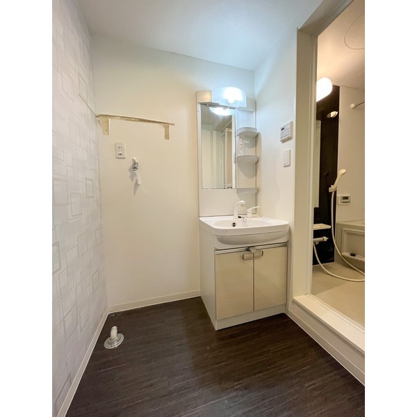 朝の支度はこちらで