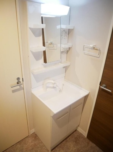 朝の支度はこちらで