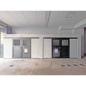 共有のゴミ捨て場になります。