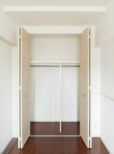 大容量のクローゼット付きです。