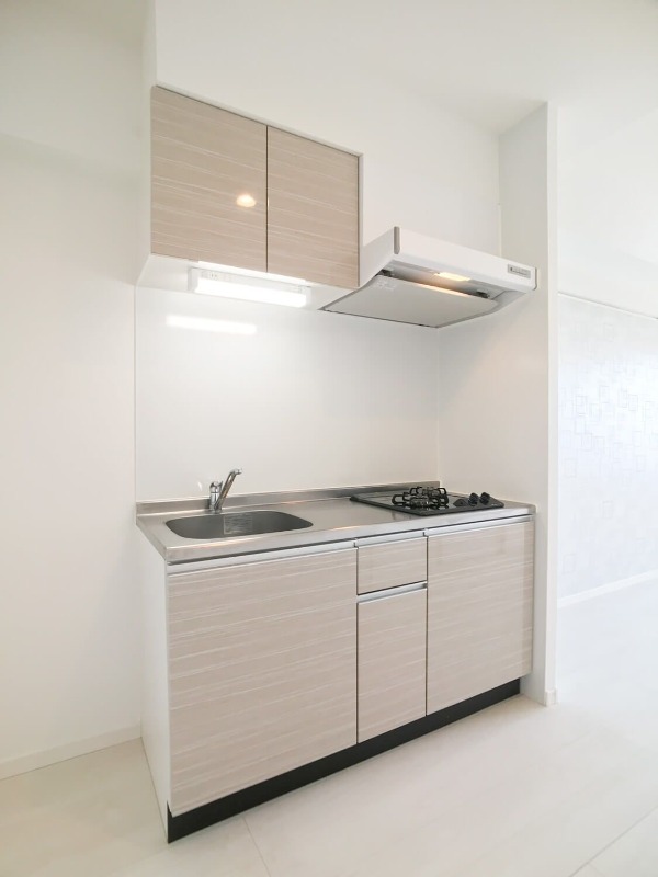 2口のシステムキッチンで料理が捗りますね