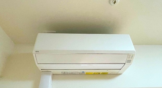 エアコン付きで年中快適に過ごせますね♪