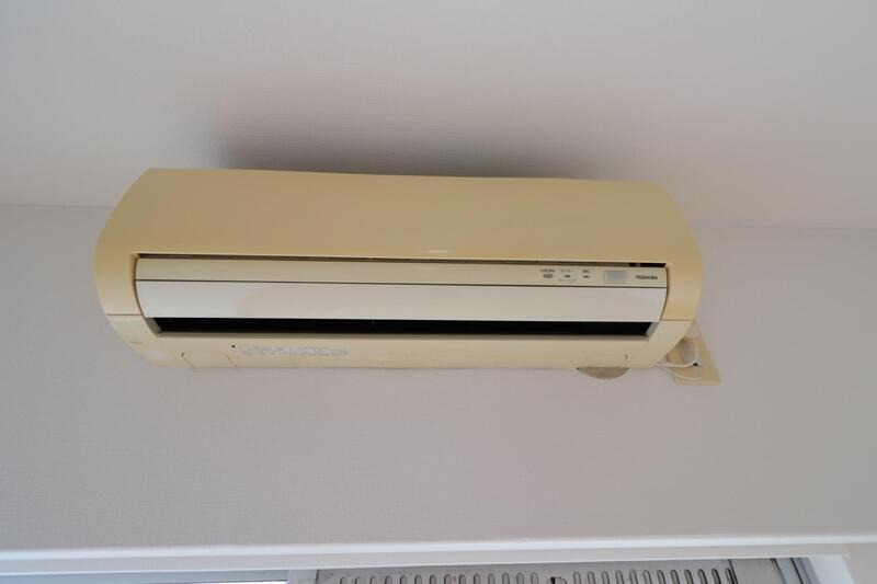 エアコン付きで年中快適に過ごせますね