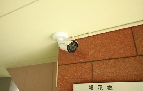 防犯カメラ付きで安心です。