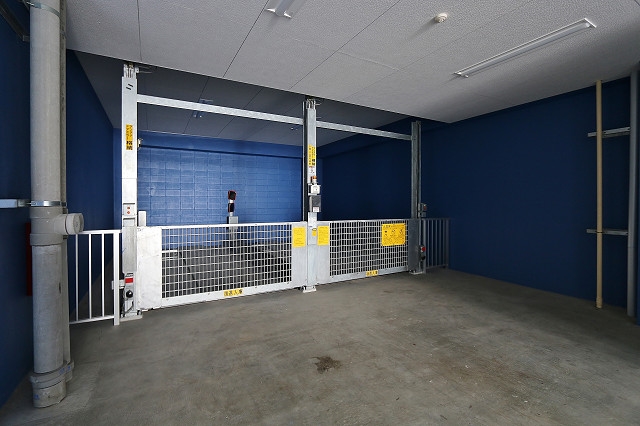 機械式駐車場完備してます