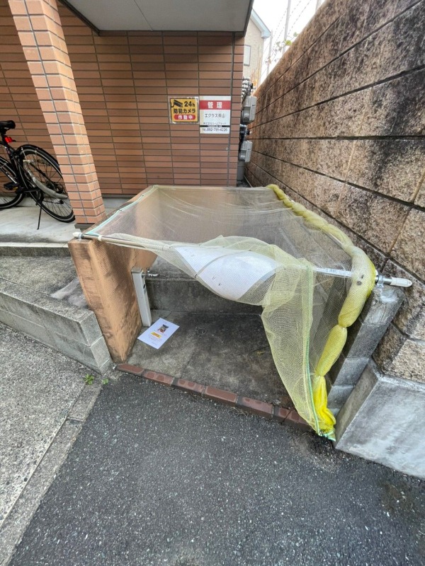 ごみ置き場完備。