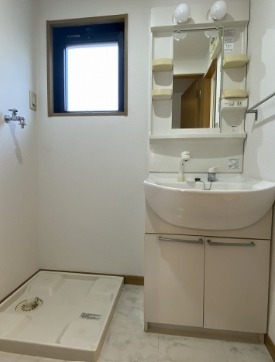 朝の支度はこちらで