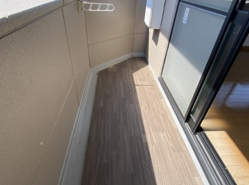 日当り良好なバルコニーですね