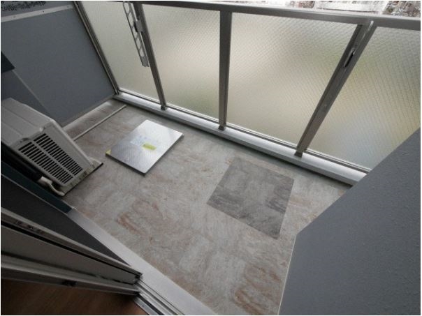 広々空間のバルコニーです