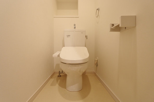 清潔感のあるトイレです