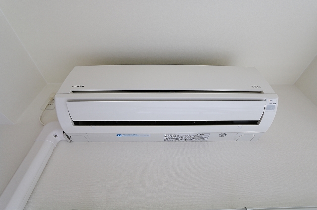 エアコン付きで年中快適に過ごせます