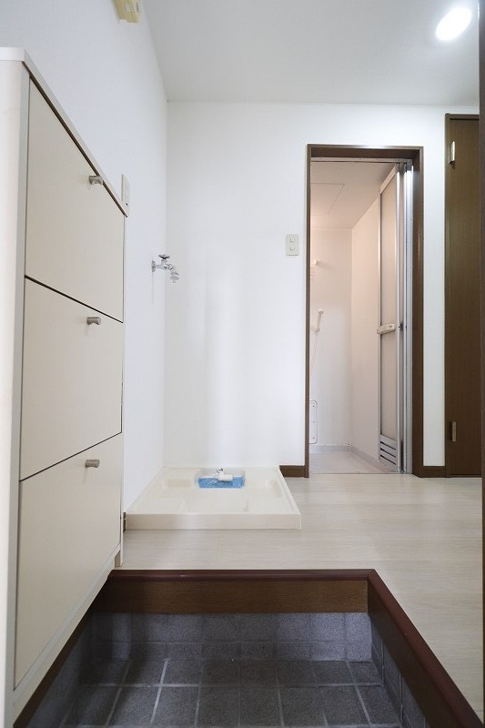 開放感のある玄関ですね