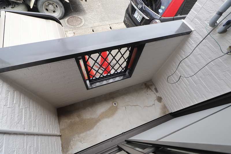 天気の良いの洗濯物