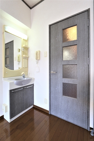 朝の身支度はこちらで