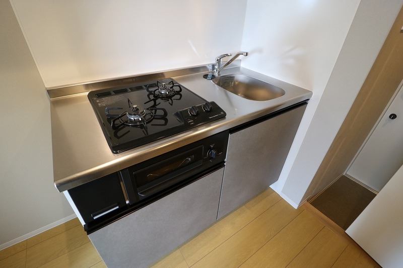 2口コンロで料理がはかどります