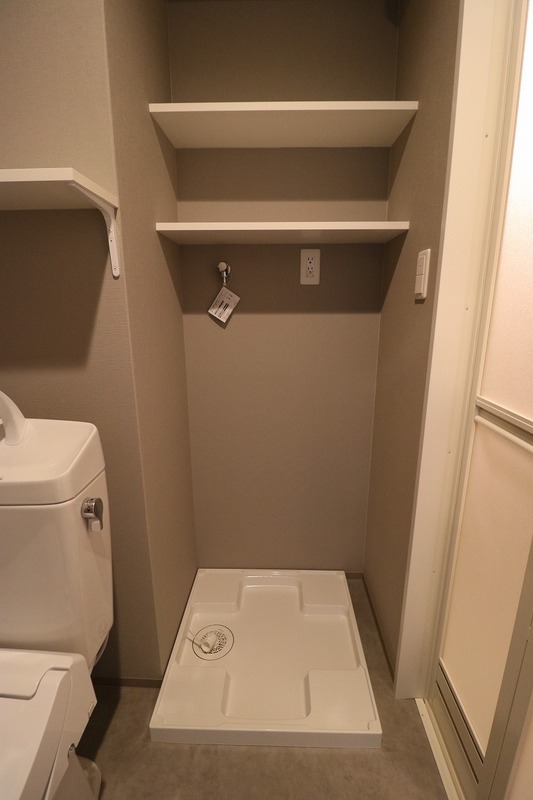 室内洗濯機置場があります