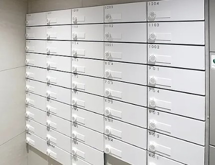 集合ポストもございます。