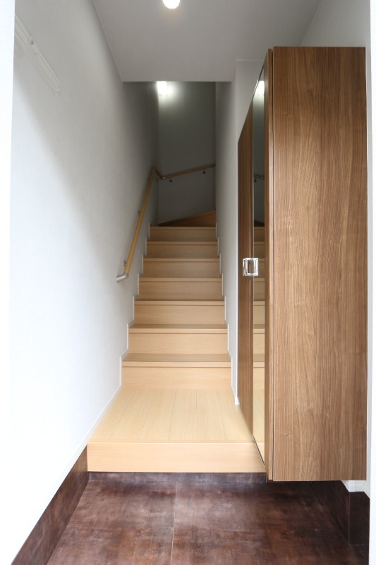 玄関からの眺めです。