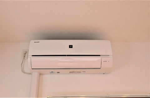 エアコン付きで年中快適に過ごせますね