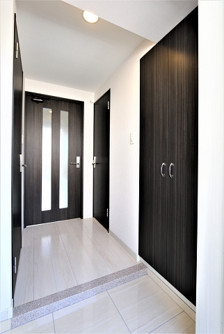 開放感のある玄関ですね