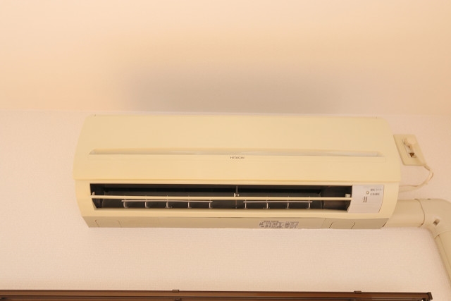 エアコン付きで快適に過ごせます