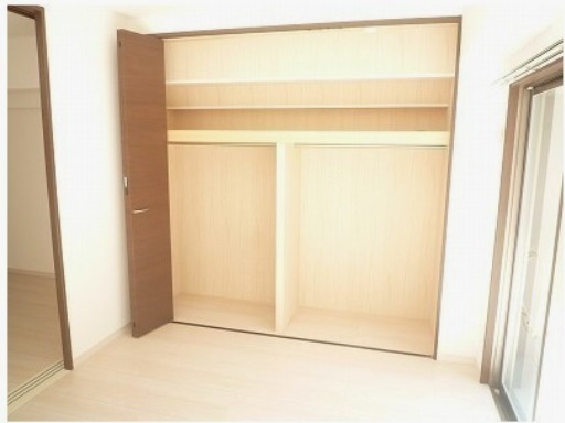 大容量のクローゼットです