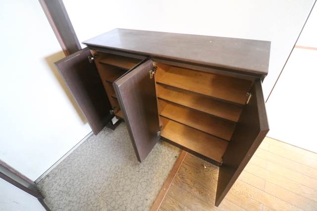 玄関収納もばっちりです。