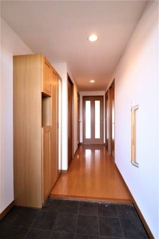 開放感のある玄関です。