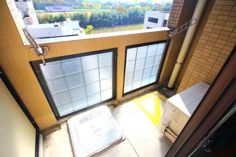 日当たり良好のバルコニーです。