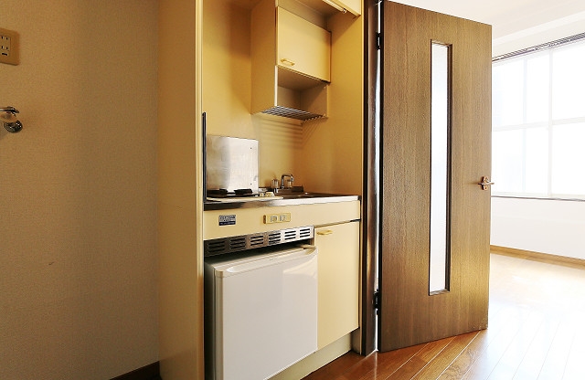 嬉しいコンロ備え付けです