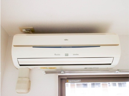 エアコン完備で年中快適に過ごせます