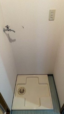 洗濯機置場も室内にあります