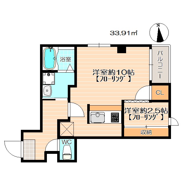 間取や内装は現状を優先します