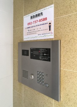 オートロック付で安心ですね。