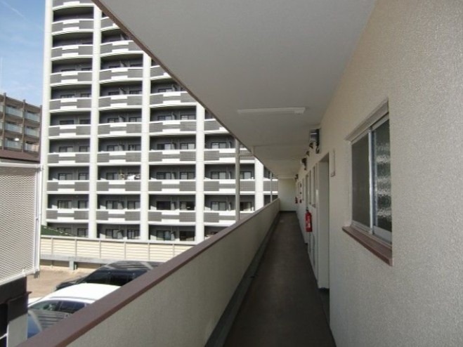 玄関入口からの眺めです。