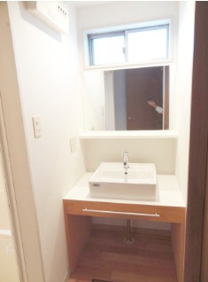 朝の支度はこちらで