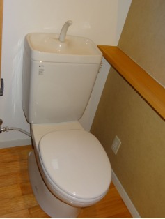 清潔感のあるトイレですね