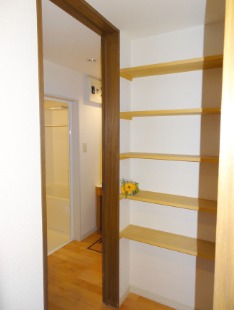 収納スペースもたくさんですね